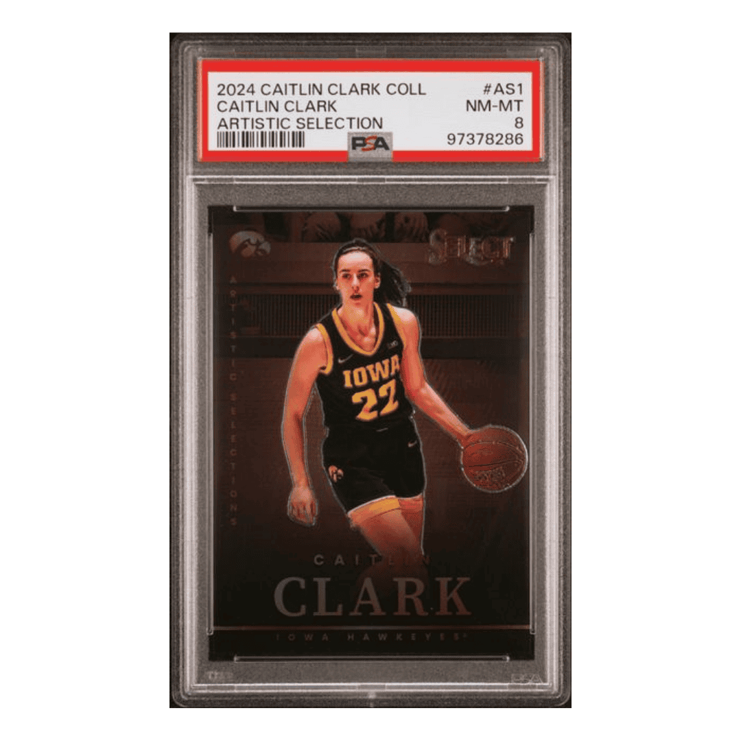 Caitlin Clark PSA 8 2024 Panini Caitlin Clark Collection Artistic Selection Card #AS1