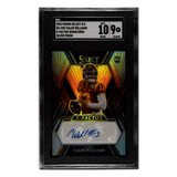 Caleb Williams SGC 9 2023 Panini Select Draft Picks X-Factor Silver Prizm Autograph Card #XS-CWI