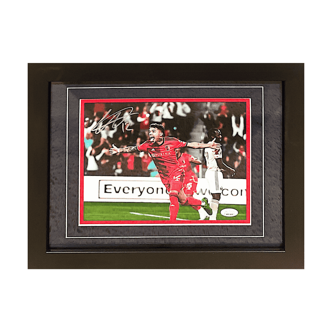 Célio Pompeu St Louis City SC Autographed Framed 8x10 Celebration Photo - JSA COA