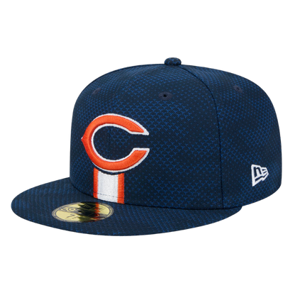 Chicago Bears 2024 Sideline New Era Navy 59FIFTY Fitted Hat