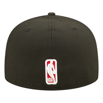 Chicago Bulls Official Team Color Black New Era 59FIFTY Fitted Hat