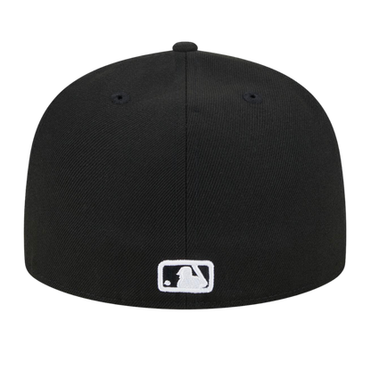 Chicago Cubs 2016 World Series Side Patch New Era Black & White 59FIFTY Fitted Hat