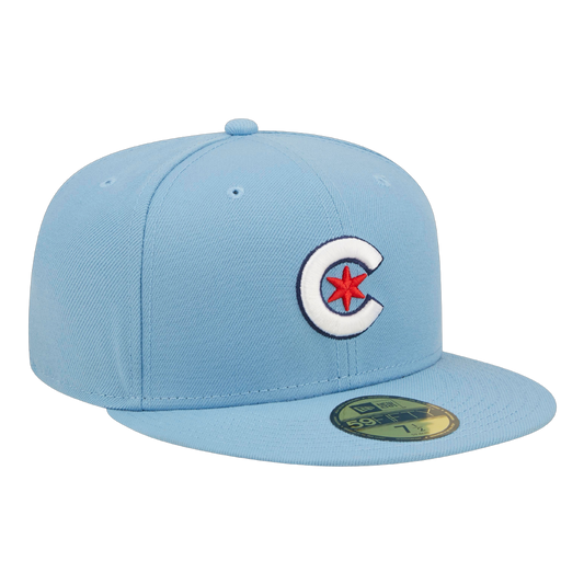 Chicago Cubs City Connect Alternate Sky Blue New Era 59FIFTY Fitted Hat