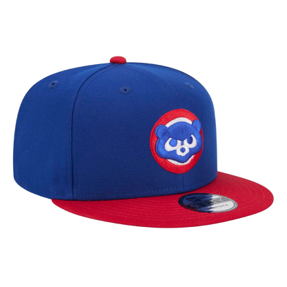 Chicago Cubs Official Team Color 2Tone New Era Royal/Red 9FIFTY Adjustable Snapback Hat