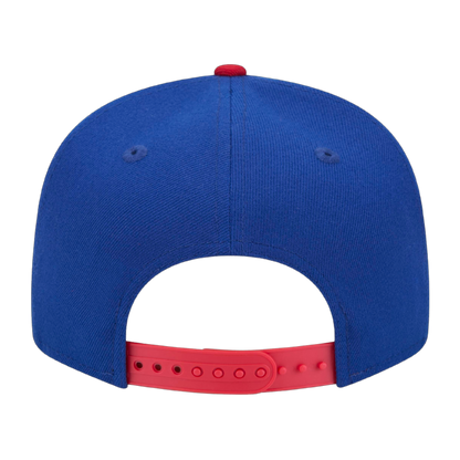 Chicago Cubs Official Team Color 2Tone New Era Royal/Red 9FIFTY Adjustable Snapback Hat