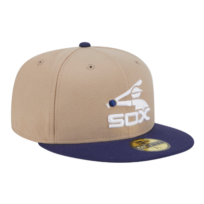 Chicago White Sox 2Tone New Era Tan/Royal 59FIFTY Fitted Hat