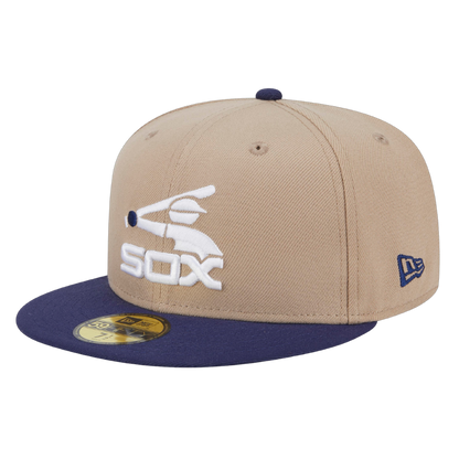 Chicago White Sox 2Tone New Era Tan/Royal 59FIFTY Fitted Hat