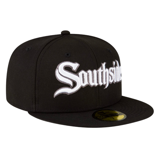 Chicago White Sox Alternate City Connect Southside New Era Black 59FIFTY Fitted Hat