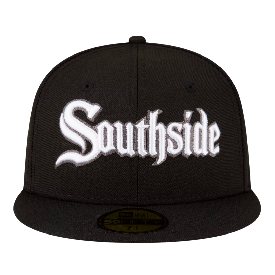Chicago White Sox Alternate City Connect Southside New Era Black 59FIFTY Fitted Hat