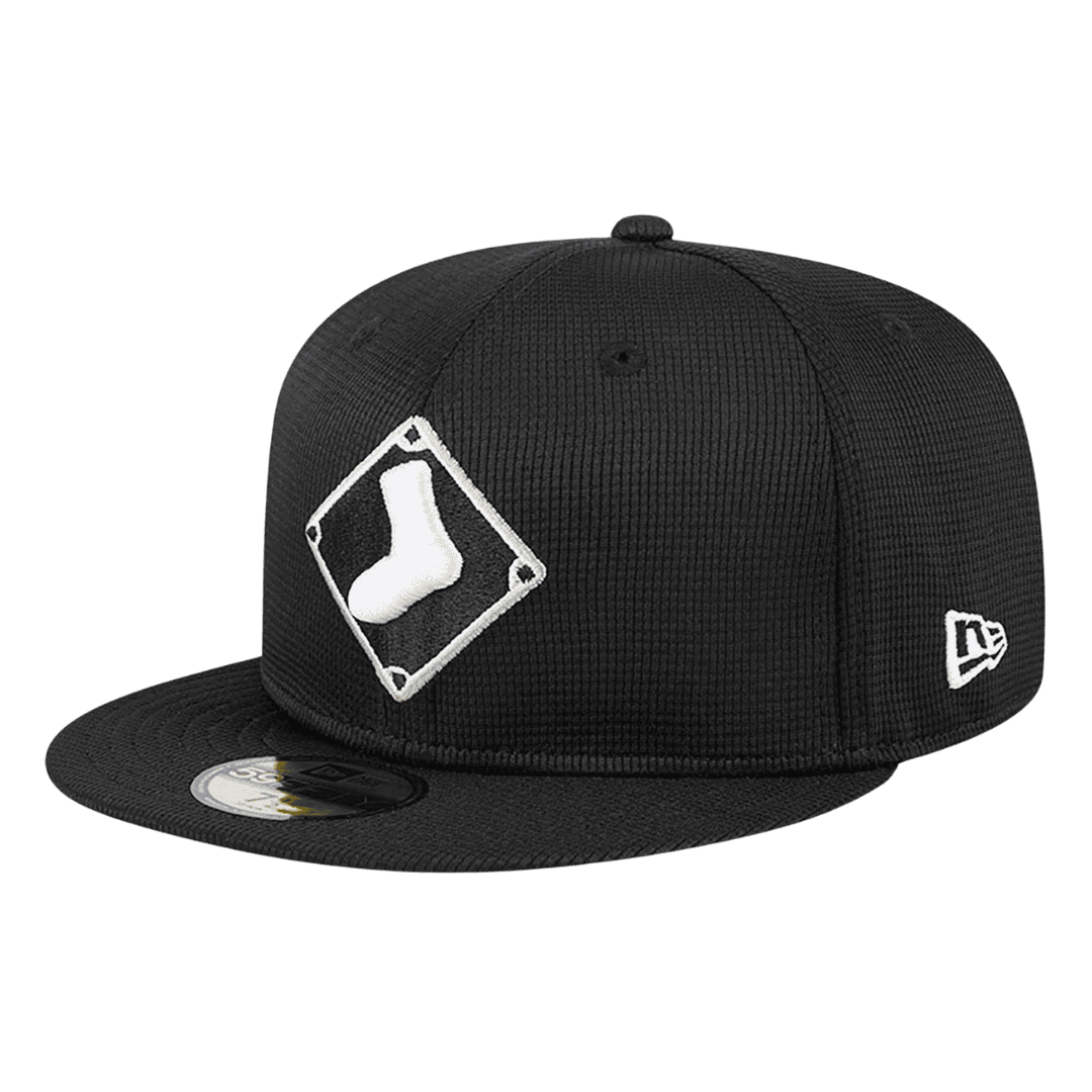 Chicago White Sox Batting Practice Home New Era Black/White 59FIFTY Fitted Hat