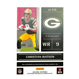 Christian Watson 2022 Panini Day One #D/75 Auto Rookie RC Card #111