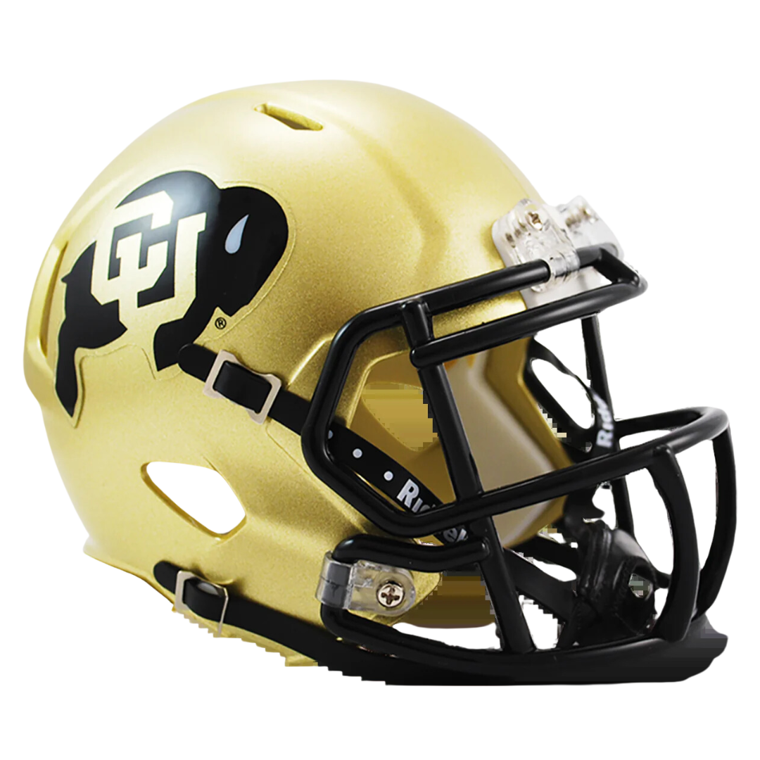 Colorado Buffaloes Speed Riddell Mini Football Helmet