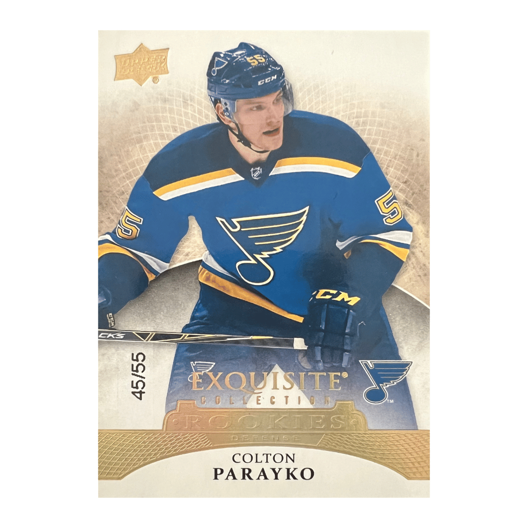 Colton Parayko 2015 Upper Deck Ice Exquisite Rookies Gold Spectrum #D/55 Rookie RC