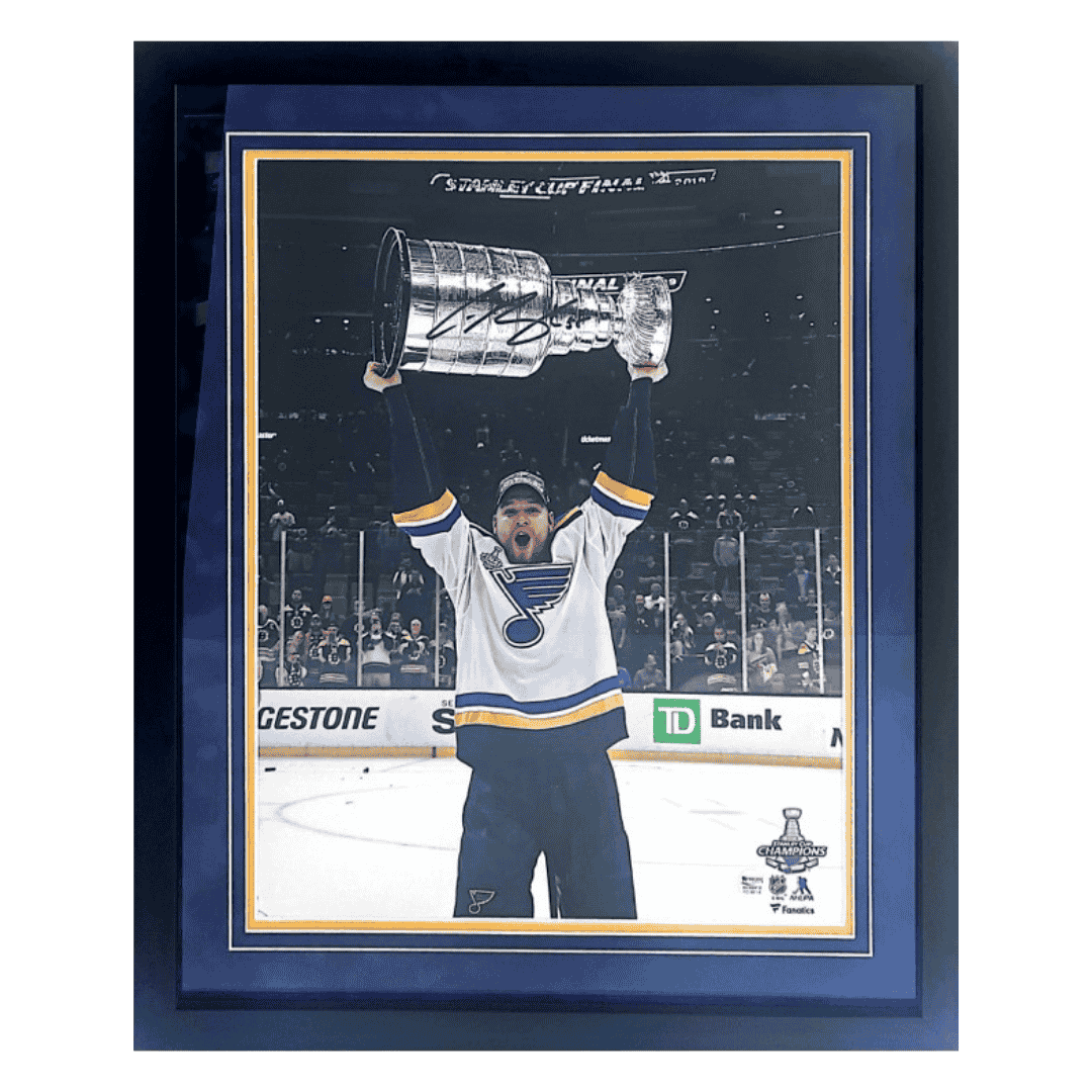 Colton Parayko St Louis Blues Autographed Framed 16x20 Photo - Fan Cave COA