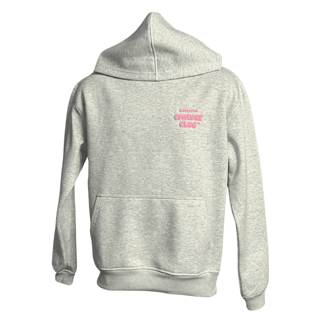 White Fox Comfort Club Oversized Hoodie - Mist