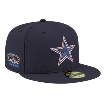 Dallas Cowboys New Era Pink Star 59FIFTY Fitted Hat