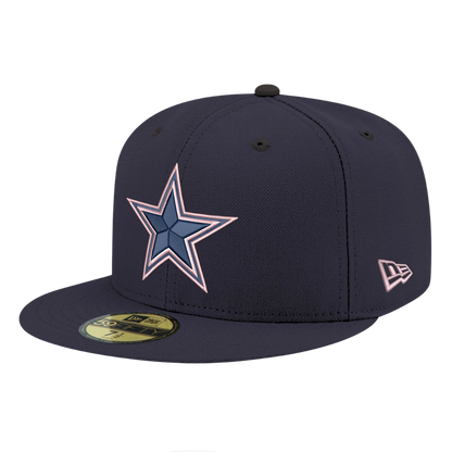 Dallas Cowboys New Era Pink Star 59FIFTY Fitted Hat