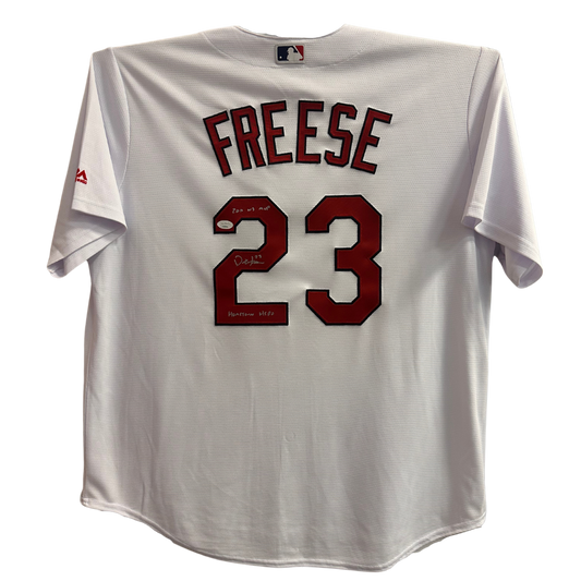 MLB St. Louis Cardinals David Freese 23 Replica Jersey (White/Gold