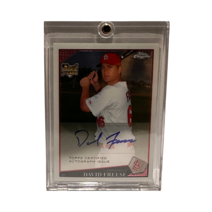 David Freese St Louis Cardinals Autographed Topps Chrome #230 Rookie Card