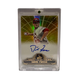 David Freese St Louis Cardinals Autographed Topps Tribute to the Pastime Yellow Foil #TPT-DF Card #'D 22/30