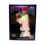 David Freese St Louis Cardinals Topps Chrome #199 Rookie Card Blue Refractor #D 176/199