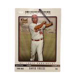 David Freese St Louis Cardinals Topps Ticket to Stardom Rookie #223 Card