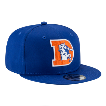 Denver Broncos Classic Logo New Era Blue 9FIFTY Adjustable Snapback Hat