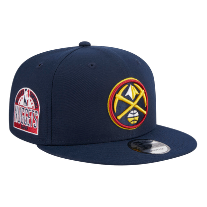 Denver Nuggets Western Conference Patch New Era Navy 9FIFTY Adjustable Snapback Hat