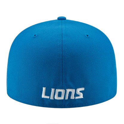 Detroit Lions Basic OTC New Era Blue 59FIFTY Fitted Hat