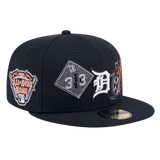 Detroit Tigers State Stitch New Era Navy 59FIFTY Fitted Hat