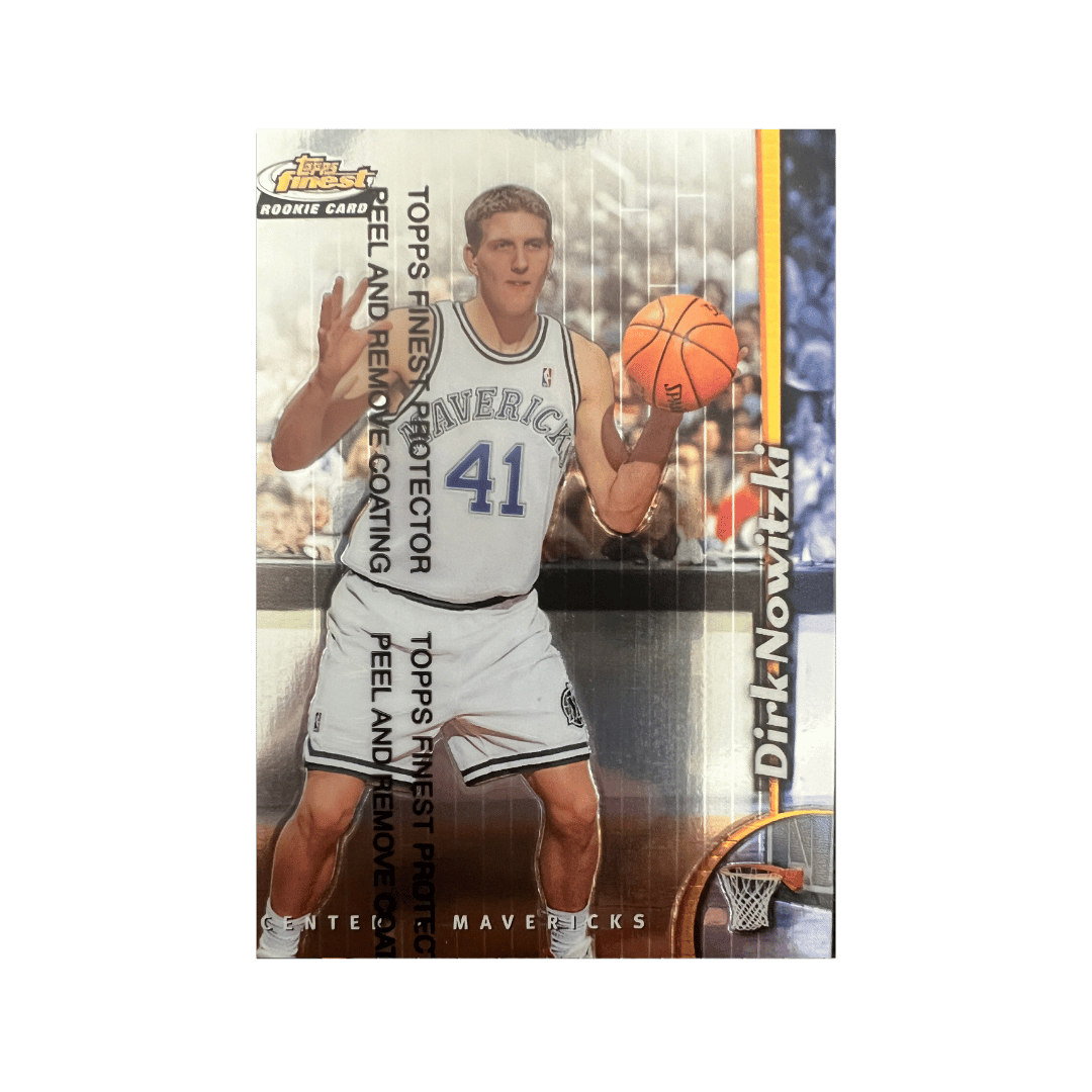 Dirk Nowitzki 1999 Topps Finest Rookie Card #234