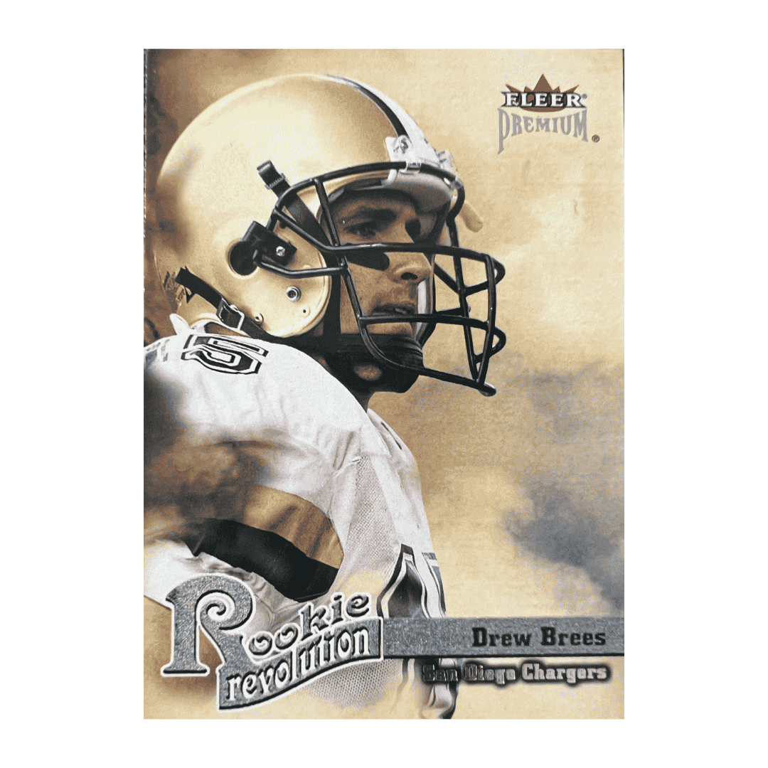 Drew Brees 2001 Fleer Premium Rookie Revolution