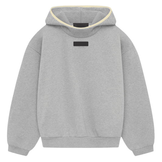 Fear of God Essentials Hoodie - Light Heather Grey / Garden Yellow