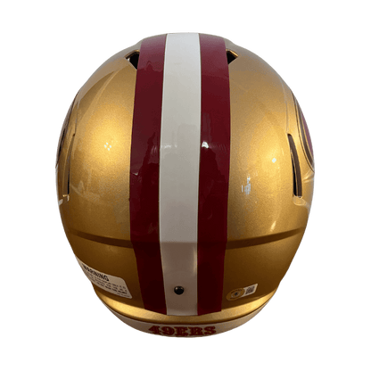 George Kittle San Francisco 49ers Autographed F/S Speed Rep Helmet - Beckett COA