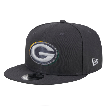 Green Bay Packers 2024 NFL Draft New Era Grey 9FIFTY Adjustable Snapback Hat