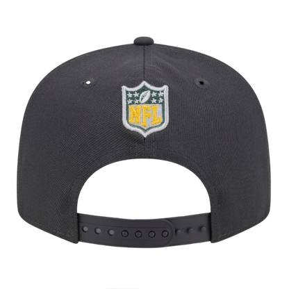 Green Bay Packers 2024 NFL Draft New Era Grey 9FIFTY Adjustable Snapback Hat