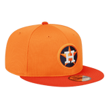 Houston Astros Authentic Collection New Era Orange 59FIFTY Fitted Hat