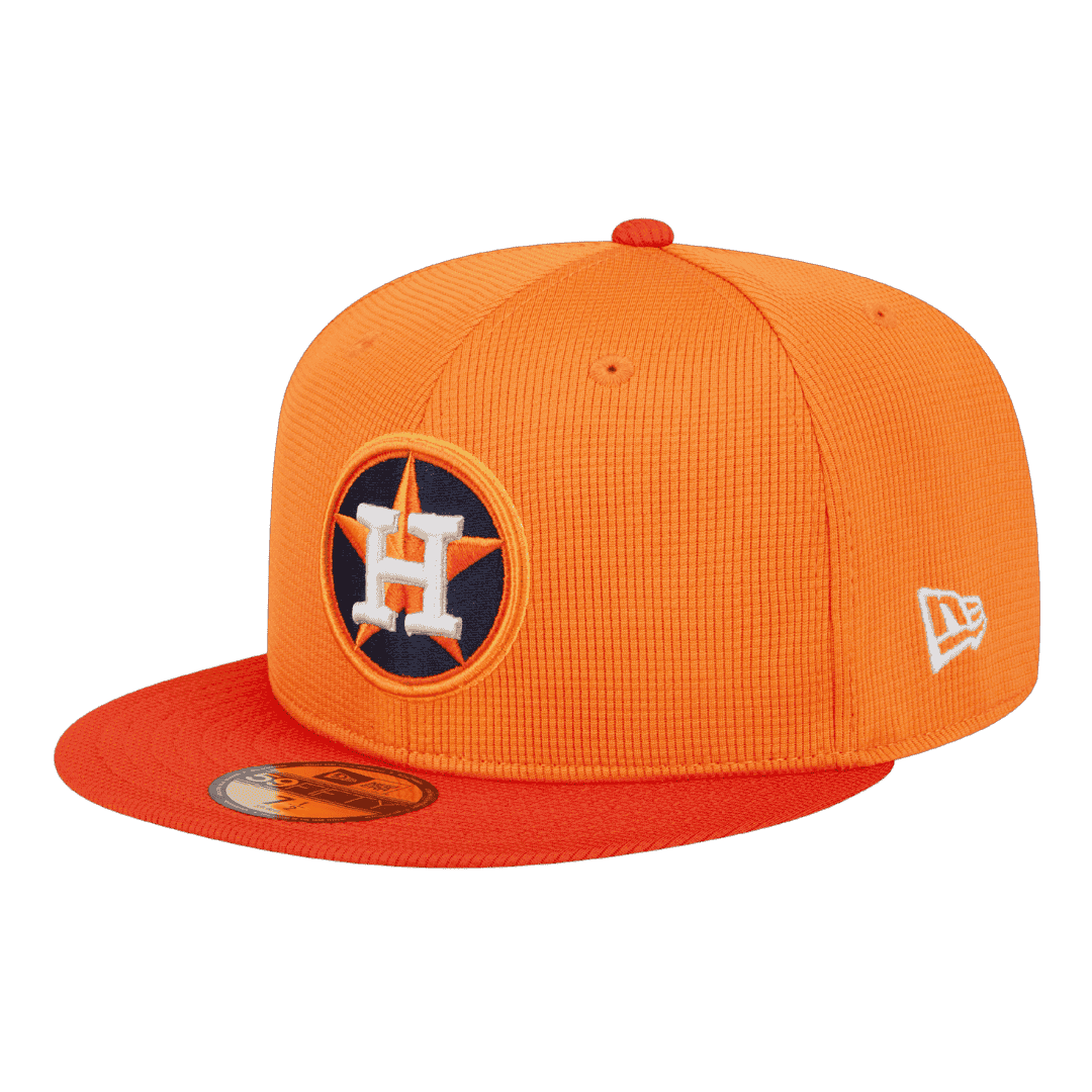 Houston Astros Authentic Collection New Era Orange 59FIFTY Fitted Hat