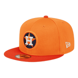 Houston Astros Authentic Collection New Era Orange 59FIFTY Fitted Hat