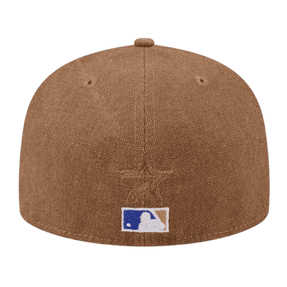 Houston Astros Logo Scribble New Era Brown 59FIFTY Fitted Hat