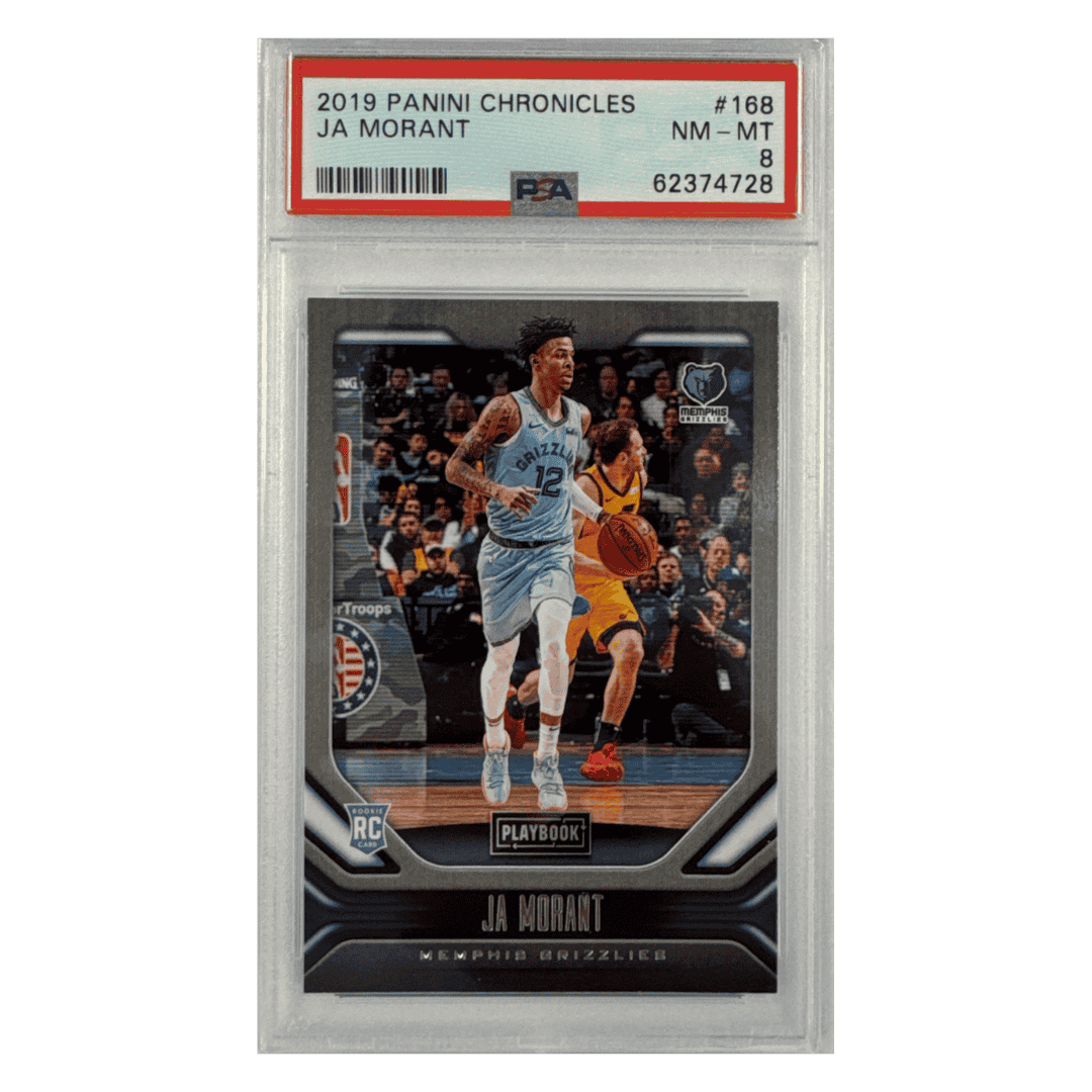 Ja Morant PSA 8 2019 Panini Chronicles Rookie RC Card #168