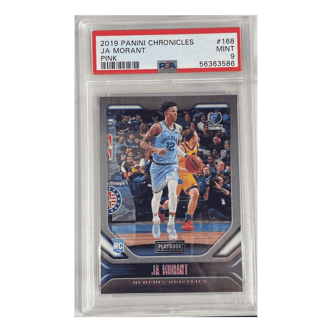 Ja Morant PSA 9 2019 Panini Chronicles Pink Card #168