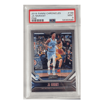 Ja Morant PSA 9 2019 Panini Chronicles Pink Card #168