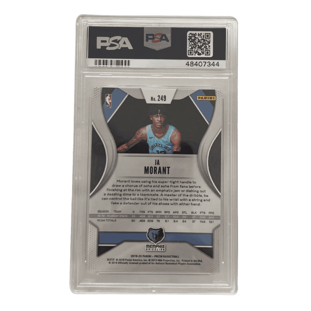 Ja Morant PSA 9 2019 Panini Prizm Rookie RC Card #249