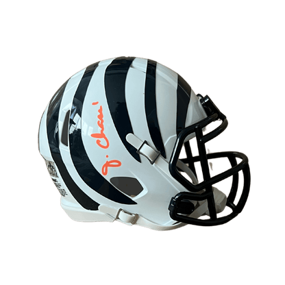 Ja'Marr Chase Cincinnati Bengals Autographed Mini Speed Replica Helmet - Beckett COA