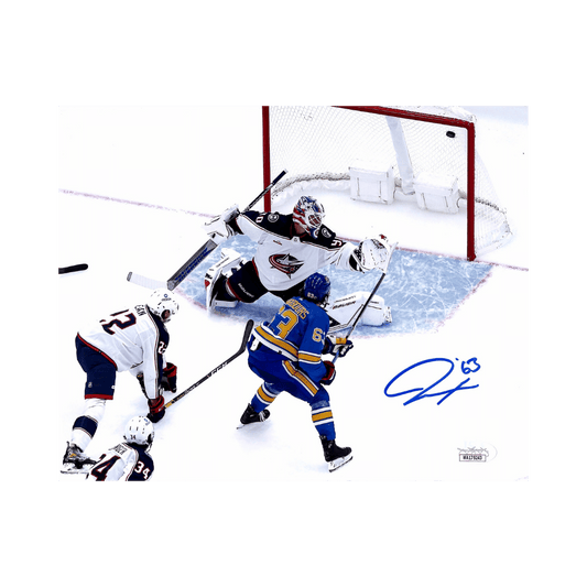 Jake Neighbours St Louis Blues Autographed Goal 8x10 Photo - JSA COA