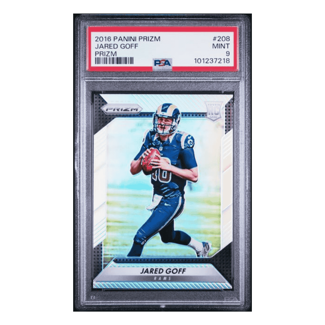 Jared Goff PSA 9 2016 Panini Prizm Card #208