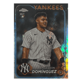 Jasson Dominguez 2024 Topps Chrome Logofractor Image Variation Rookie RC Card #89