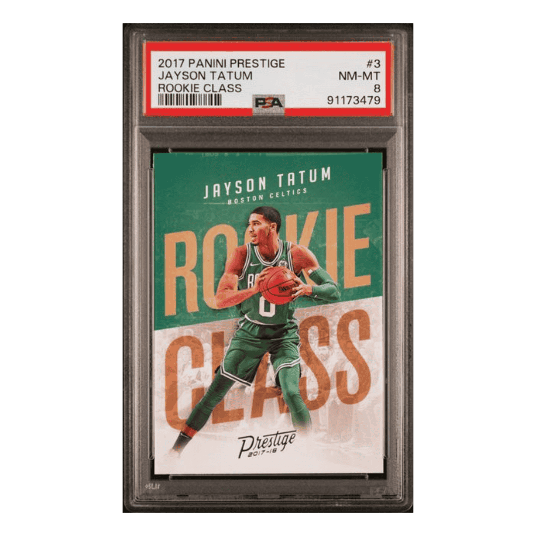 Jayson Tatum PSA 8 2017 Panini Prestige Rookie Class Card #3