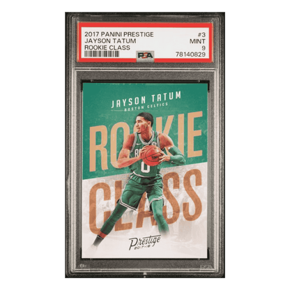 Jayson Tatum PSA 9 2017 Panini Prestige Rookie Class Card #3